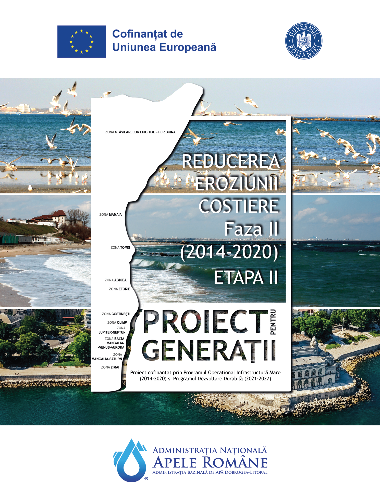Afiș proiect Reducerea Eroziunii Costiere